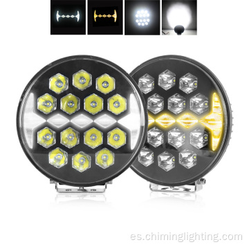 Luz de trabajo LED de inundación de luz de conducción de alta potencia de 8.7 pulgadas 12 V 24V 4x4 LED LED OFRODER para camión ATV SUV